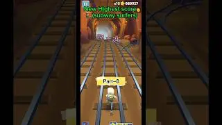 SUBWAY SURFERS 🚝 Highest🔥 Score🎯 (part-8) #shorts #viral #trending #gaming