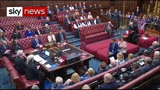 Moment the bill aimed to block no-deal Brexit passes