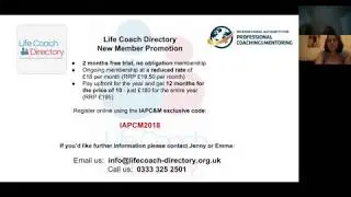 IAPC&M Interviews Life Coach Directory 19 Nov 18