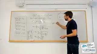 Matematik 2. Andragradsekvationer med lösningsformeln: NÄR DET INTE BLIR HELTAL UNDER ROTTECKNET
