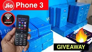 Jio Phone 3 Hotspot, Call Recording, WiFi + Giveaway 🔥 | New Jio Phone F320B 2021