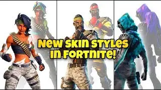 NEW EDIT STYLES FOR BANDOLETTE, BANDOLIER, LONGSHOT & INSIGHT SKINS! Fortnite BR (NEW SKIN STYLES!)