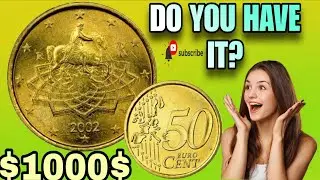 Italian 50 Euro Cent Coin (2002&ndash;2004) 🇮🇹 | Value, Design & Rare Coin Facts
