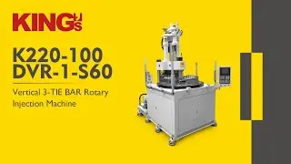 Rotary Vertical Injection Molding Machine with 3 Tie Bar | KING'S Solution