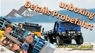 Absima CR-18P 6x6 Flatbed Hauler Crawler unboxing Probefahrt alle Details RC-Mala
