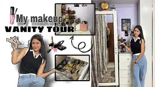 My dream vanity tour🥹❤️// makeup vanity