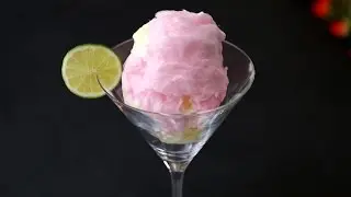 Strawberry Cotton Candy Cocktail
