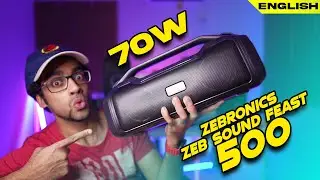 Zebronics Zeb Sound Feast 500: ПОЛНЫЙ ОБЗОР на АНГЛИЙСКОМ ЯЗЫКЕ [с ТЕСТОМ ЗВУКА]