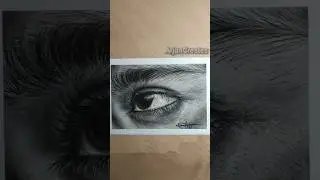 ‼️DRAW Hyper Realistic Eyes in 1 min‼️#shorts #drawing