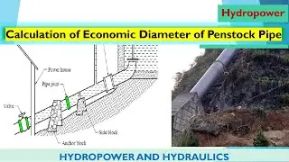 How to calculate Economic diameter of penstock