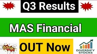 MAS Financial Q3 Results 2026 | MAS Financial share latest news | MAS Financial Results Today