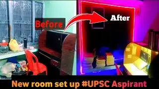 Room setup video #upsc aspirant 