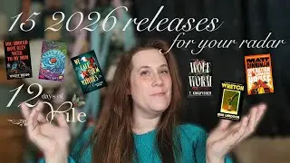 15 books I want to read - 2026 NEW releases Jan-Mar  | 12 Days of Yule