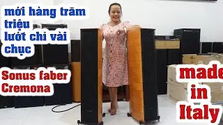 sao phải phí vài trăm triệu mua mới khi hàng lướt chỉ vài chục-loa Hi end Sonus faber Cremona