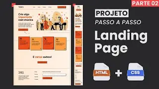PROJETO: LANDING PAGE apenas com HTML e CSS a partir do FIGMA - PARTE 02 | ONEBITCODE