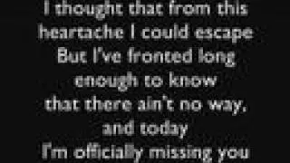 Tamia - Officially Missing You (Sing-a-long)