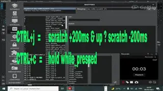 Virtual dj scratch keyboard