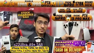 Cheap iPhone 16 Pro Brand New | 14 Pro PTA 178k |iPhone 13, 12 PTA | Pixel 7 Pro, 6 Pro Official PTA