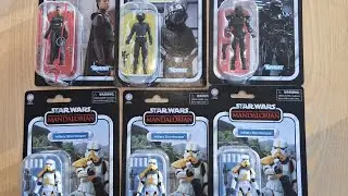 Star Wars: TVC - Reva, Imperial Gunner, Dark Trooper, & Artillery Stormtrooper &times;3