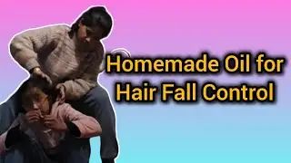 Homemade Oil 😊 for Hair Fall Control & Hair Growth 💇‍♀️ | Daily vlog