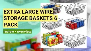 Review: Versatile Wire Storage Baskets for Every Room!