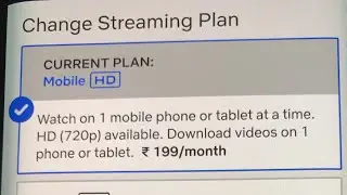 Netflix 199 Plan Video Quality Sample During Lockdown in India