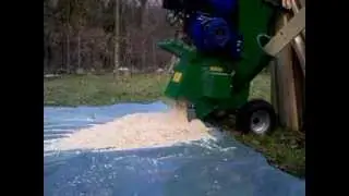 Cippatura bancali - Geo eco 7- test su stufa Cs Thermos -wood chips of Pallet-