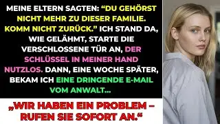 Beim Familienessen Sagten Meine Eltern, Ich H&auml;tte Kein Zuhause Mehr &ndash; Und Warfen Mich Raus. Und Ich&hellip;