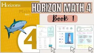 Horizon Math 4 Book 1 Flip Through | Open & Go Spiral Math Curriculum