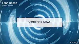 Echo Report &ndash; Corporate News Intro Background Music No Copyright Music Free