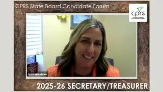 CPRS State Board Secretary/Treasurer Candidate Forum