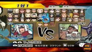 Naruto Shippuden Gekitou Ninja Taisen Special All Characters