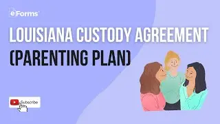 Louisiana Custody Agreement (Parenting Plan)