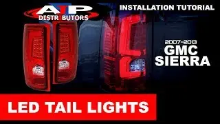 07-13 GMC SIERRA LED TAIL LIGHTS INSTALL - AJP DISTRIBUTORS