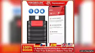 KINGBOLEN Ediag OBD 2 EOBD Scanner Offline Coding Active Test 15 Resets Auto Full System Car