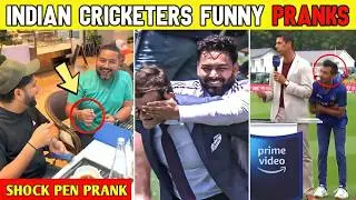 Indian Cricketers’ Funniest Pranks Ever 😂 | Cricketers’ Funny Chaos | Virat, Rohit & Ishan