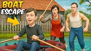 SchoolBoy Runaway BOAT ESCAPE! 🤯 New Ending Part 2