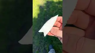 Making a Milk Glass Spearpoint #bushcraft #minecraft #geology