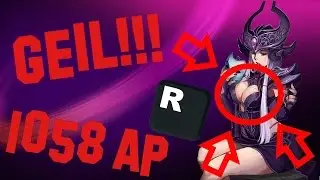 1058 AP ONE SHOT WITH SYNDRA IN RANKED!!! | League of Legends edit. Gameplay [Ger] [Full HD]