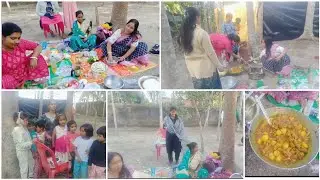 Village style picnic ছেলে বেলার সেই চড়ুই ভাতি #vlog 