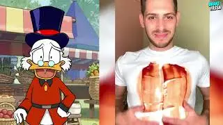 Donald Duck Reacts to FUNNIEST MOMENTS Video Part 32 #animation