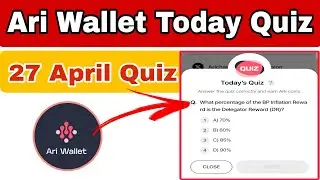 Ari Wallet today Quiz || 27 April Ari Wallet Quiz || Assi Tech Info