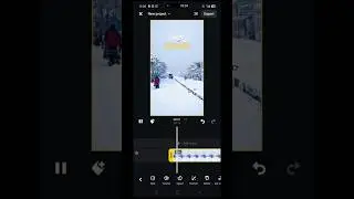 Snow fall walla video editing 1 minut me...
