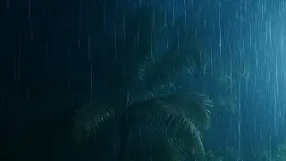 🌧️Heavy Rain  Real Storm Ambience for sleep, deep relaxation, meditation, stress relief, Study focus