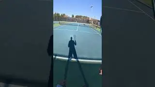 Cold down the line forhand🥶🥶#tennis #pov #shorts #tennispov #povtennis #tennispov