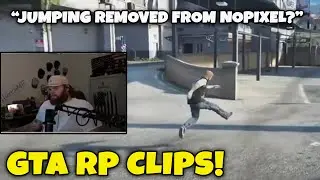 Hutch Reacts To Jumping REMOVED FROM NOPIXEL & Funny GTA RP CLIPS! | Prodigy RP 2.6