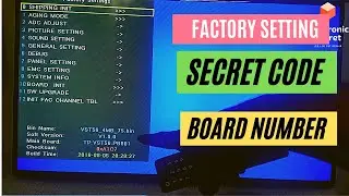 HOW TO FIND MAINBOARD NUMBER OF LED TV WITHOUT OPENING