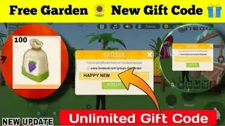 Free fire || Free Garden  New Gift Code 🎁 || Unlimited Gift code || Free Fire #foryou #freefire