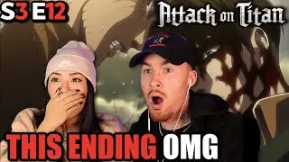 WTH WAS THAT ENDING?! | Attack on Titan Reaction S3 Ep 12