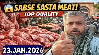 Delhi Gate Meats Market 😱 | Sabse Sasta & Top Quality Meat 🥩 | Aaj Ke Fresh Rates | 23 Jan 2026